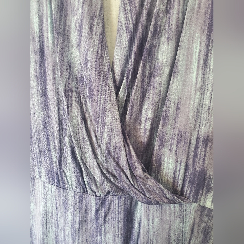QVC UK Flowy Purple Shirt Size 1X - Picture 2 of 10